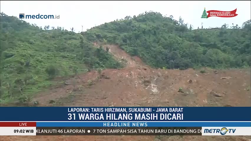 41 Korban Longsor di Sukabumi Belum Ditemukan