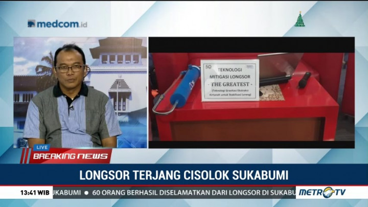 LIPI WISELAND, Teknologi Efektif Kurangi Risiko Bencana Longsor