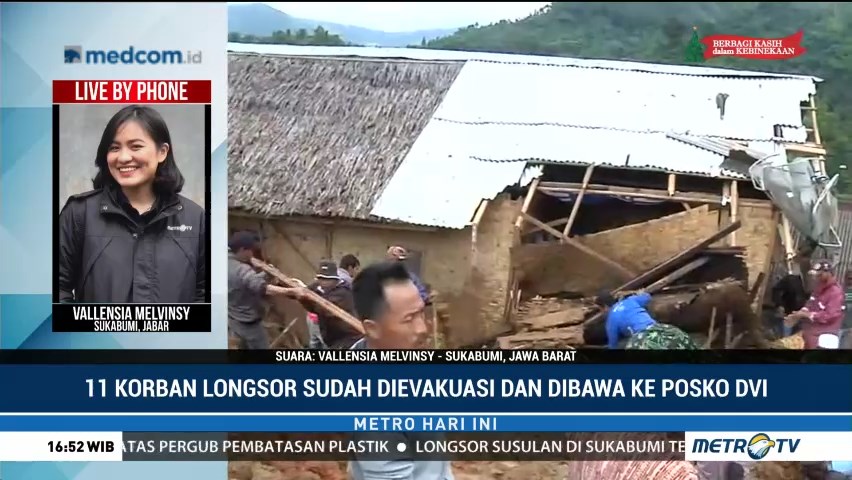 11 Jenazah Korban Longsor Cisolok Sudah Dievakuasi ke Posko DVI