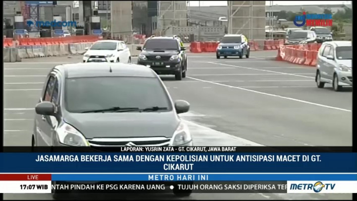 Pantauan Arus Balik Libur Tahun Baru dari GT Cikarut dan Bandara Soetta