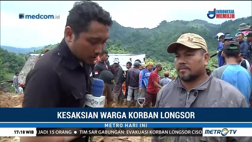 Kesaksian Warga Korban Longsor Cisolok