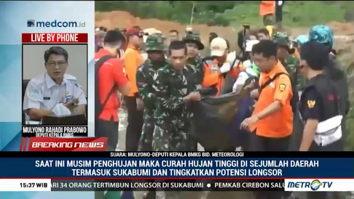 Curah Hujan Tinggi Ganggu Proses Evakuasi