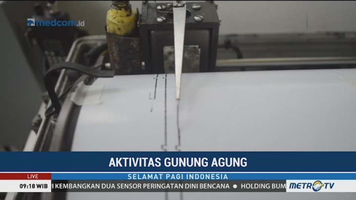 Gempa Vulkanik Beberapa Kali Terjadi di Karangasem