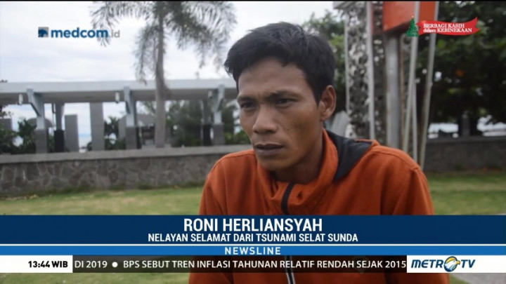 Kisah Roni Herliansyah, Nelayan yang Selamat dari Tsunami Selat Sunda