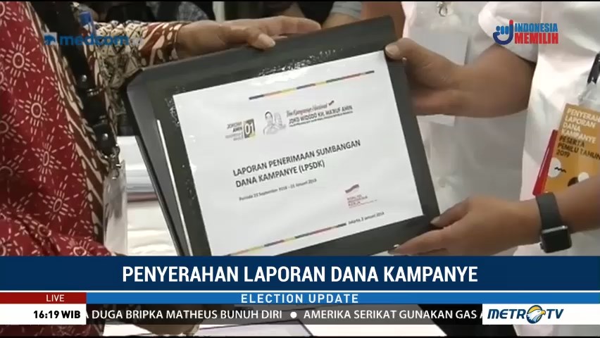 15 Partai Politik Sudah Serahkan Laporan Dana Kampanye