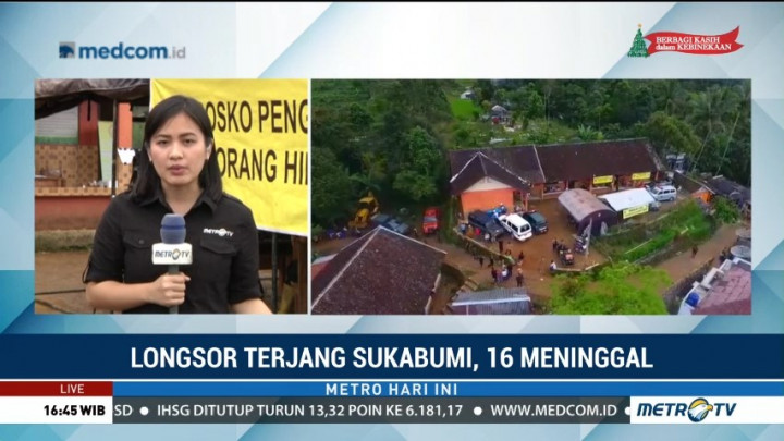 11 Korban Longsor Sukabumi Telah Teridentifikasi