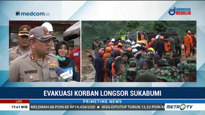 20 Jiwa Diduga Masih Tertimbun Longsor Cisolok