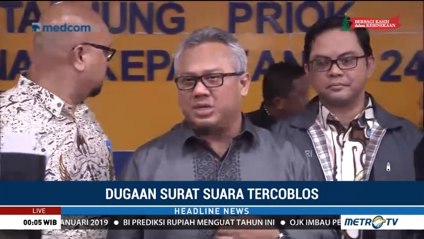 KPU: Tidak Ada Surat Suara Tercoblos