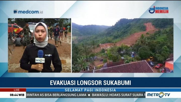 Hari Ketiga, Pencarian Korban Longsor di Cisolok Gunakan Empat Alat Berat