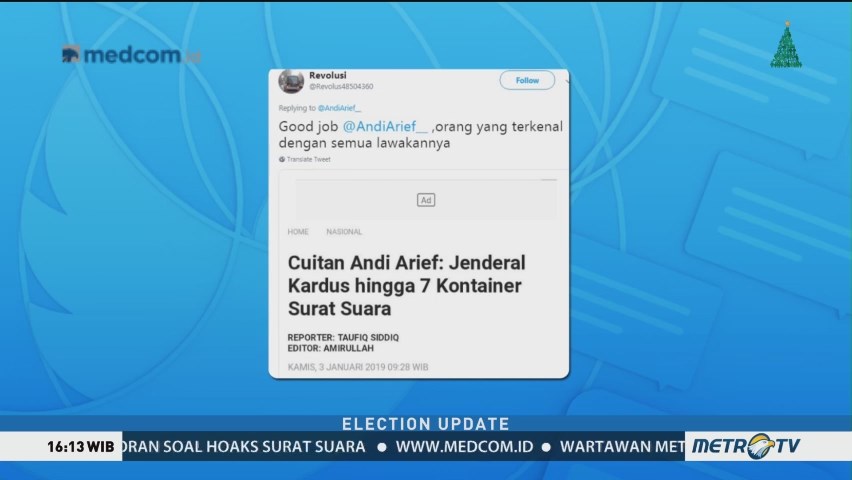Cuitan Kontroversial Andi Arief