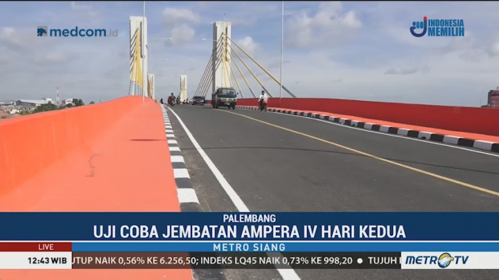 Kondisi Terkini di Jembatan Musi IV Palembang