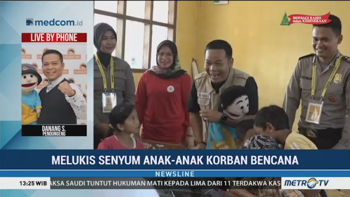 Melukis Senyum Anak-anak Korban Bencana
