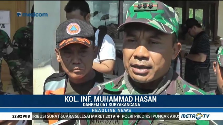 Korem 061 Suryakancana Kirim Bantuan Logistik ke Cisolok