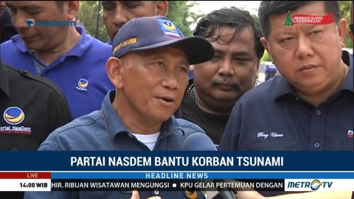 Sinergi NasDem Bersama Warga Jatim Peduli Korban Tsunami