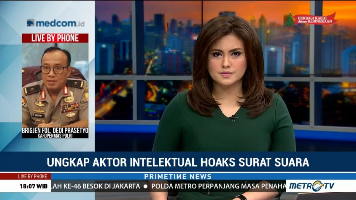 Ungkap Aktor Intelektual Hoaks Surat Suara