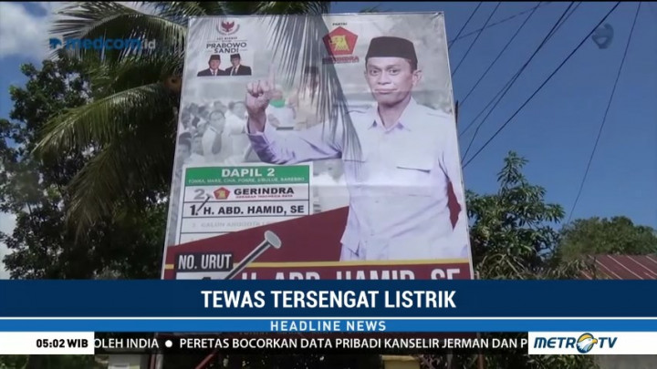 Empat Orang Tersengat Listrik saat Pasang APK