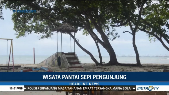 Wisata Pantai di Lampung Selatan Sepi Pengunjung