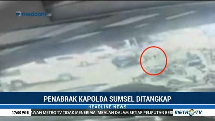 Polisi Tangkap Penabrak Kapolda Sumsel