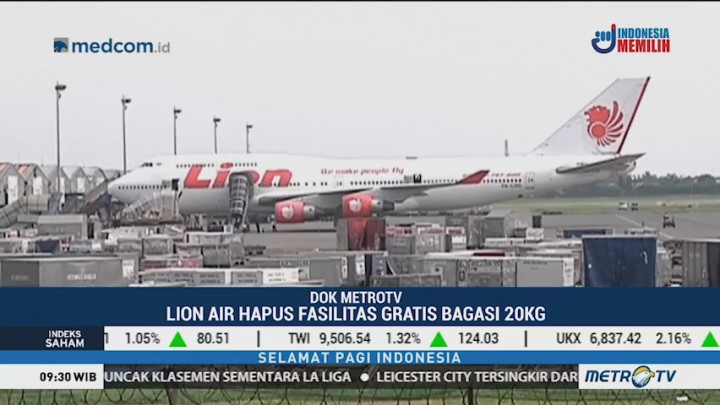 Bagasi Lion Air dan Wings Air Tak Lagi Gratis