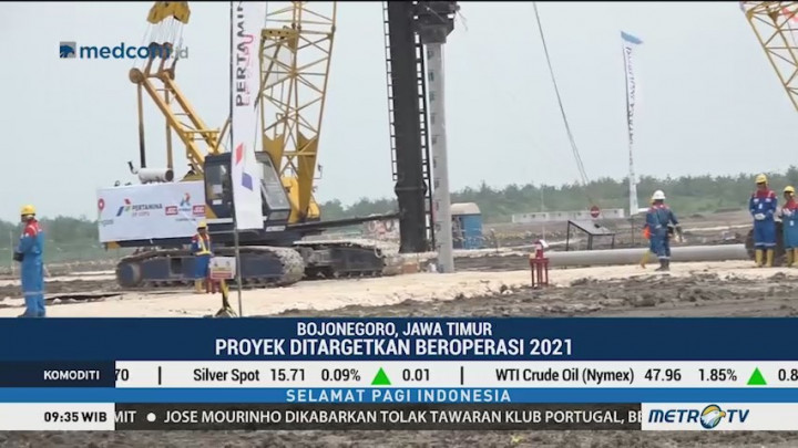 Proyek Gas Jambaran-Tiung Biru Masuki Tahap Konstruksi