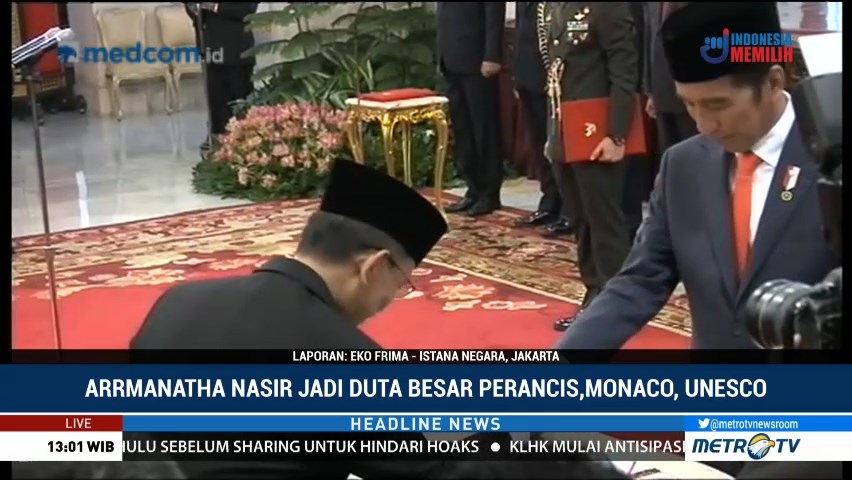 Presiden Lantik 16 Duta Besar