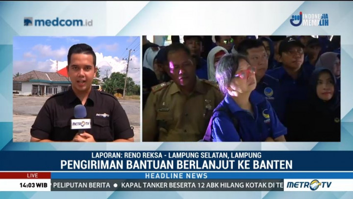 Pengiriman Bantuan Kemanusiaan Partai NasDem Berlanjut ke Banten