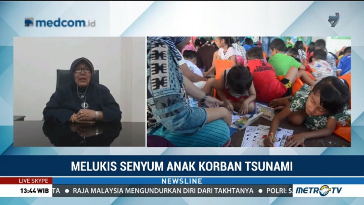 Melukis Senyum Anak Korban Tsunami