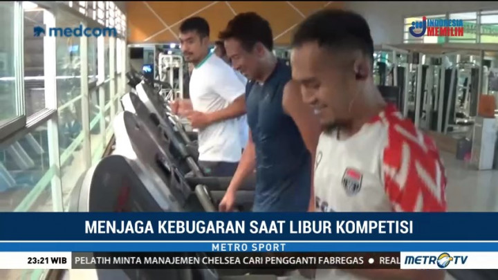 Pemain Persib Tetap Jaga Kondisi saat Libur Kompetisi