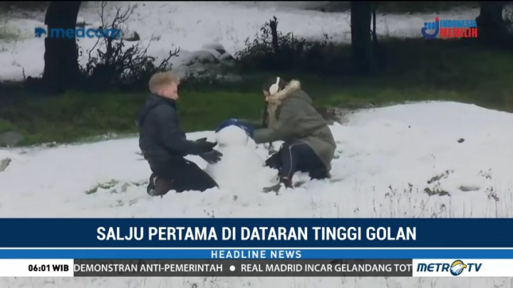 Salju Pertama di Dataran Tinggi Golan