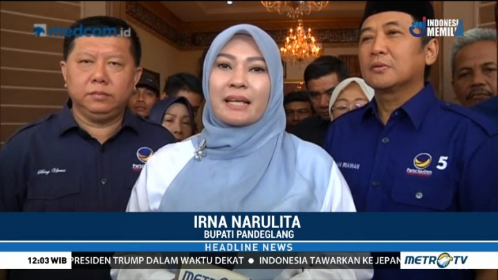 NasDem Serahkan Bantuan ke Bupati Pandeglang