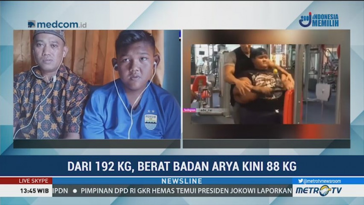 Turun 104 Kg, Begini Penampilan Arya Sekarang