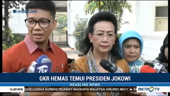 GKR Hemas Jelaskan Konflik di DPD kepada Jokowi