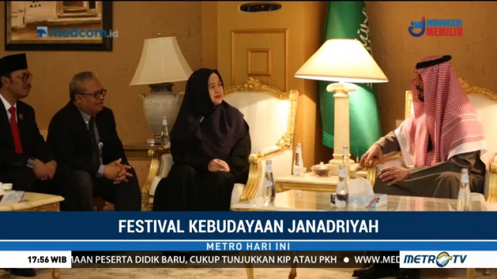 Raja Salman Kunjungi Paviliun Indonesia di Festival Janadriyah