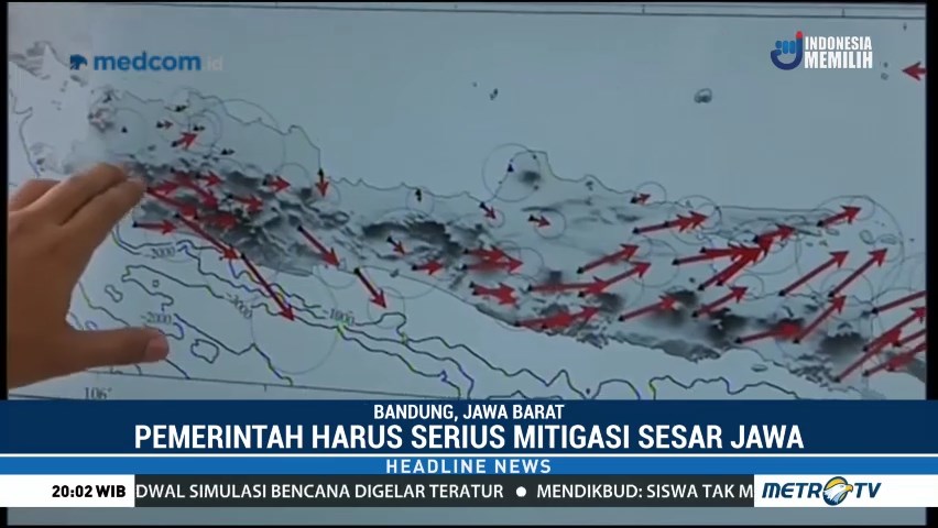 Pemerintah Diminta Serius Mitigasi Sesar Jawa