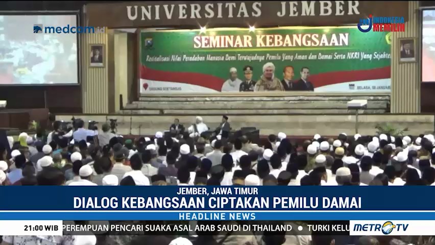 Deklarasi Pemilu Damai Digaungkan di Jember