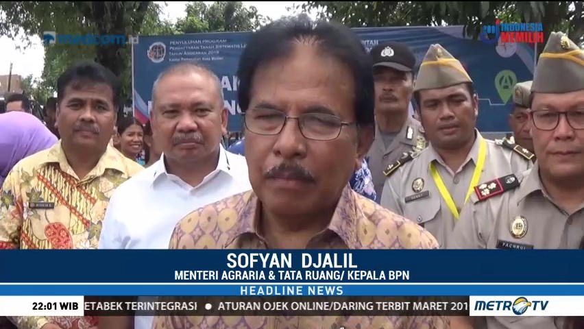 Sofyan Djalil Ancam Mafia Tanah