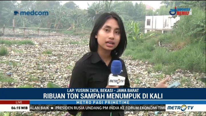 Sampah Kali Pisang Batu Cemari Sumur Warga