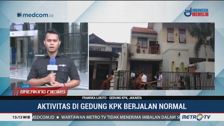 Aktivitas di Gedung KPK Berjalan Normal