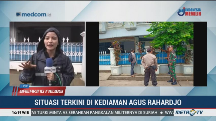 Situasi Terkini di Kediaman Agus Rahardjo