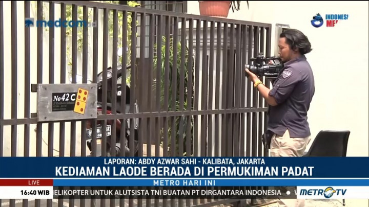 Kediaman Laode Syarif Kembali Kondusif
