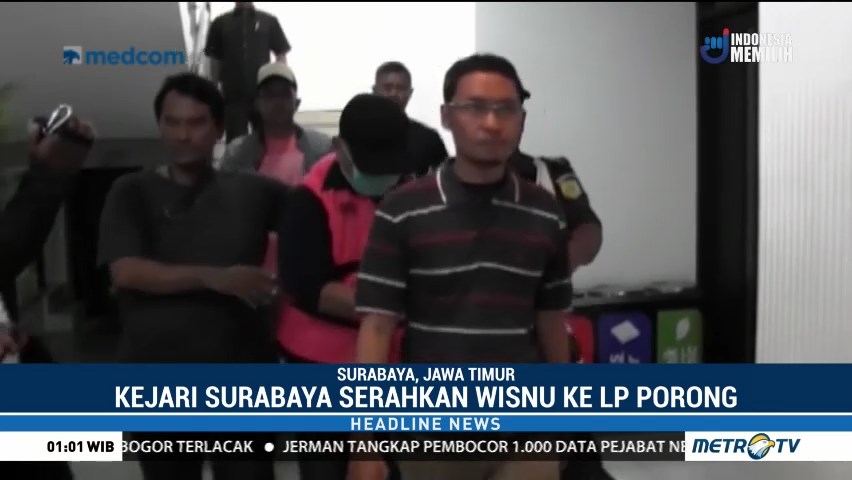 Wisnu Wardhana Diserahkan ke LP Porong