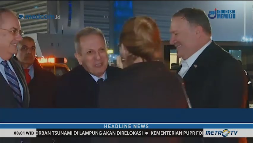Pompeo Tiba di Mesir
