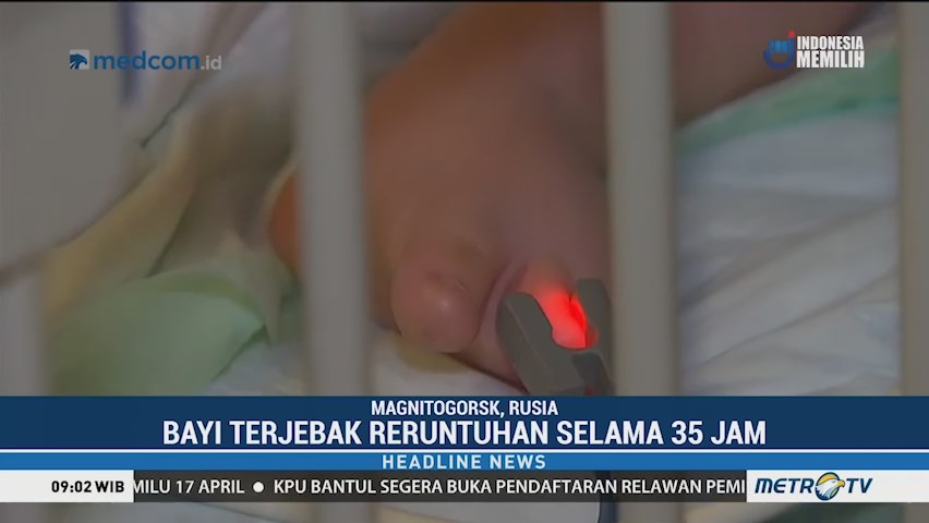 Bayi 10 Bulan Selamat Setelah 35 Jam Terjebak Reruntuhan