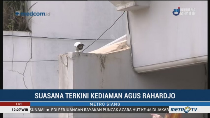 CCTV Tambahan Dipasang di Kediaman Agus Rahardjo