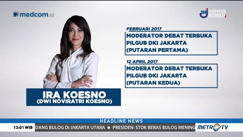 Mengenal Moderator Debat Capres dan Cawapres