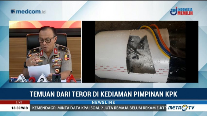 Benda Diduga Bom di Rumah Ketua KPK Ternyata Berisi Semen Putih