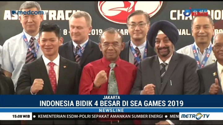 Indonesia Bidik Posisi 4 Besar di SEA Games 2019