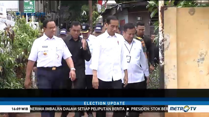 Blusukan Jokowi Bersama Anies Baswedan