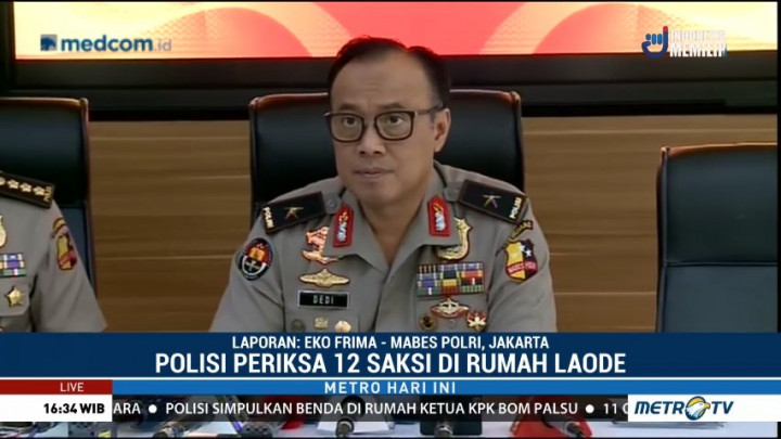 Polisi Periksa 12 Saksi Terkait Teror Bom Molotov di Rumah Laode