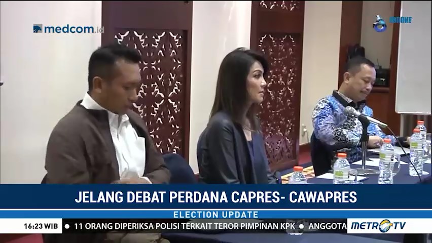 KPU Gelar Rapat Tertutup Bersama Panelis & Moderator Debat